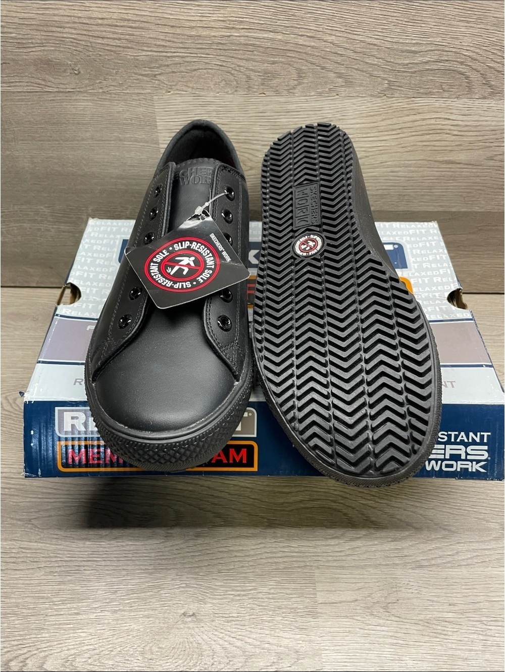 Skechers Women's Black Slip-On Casual Sneakers #166